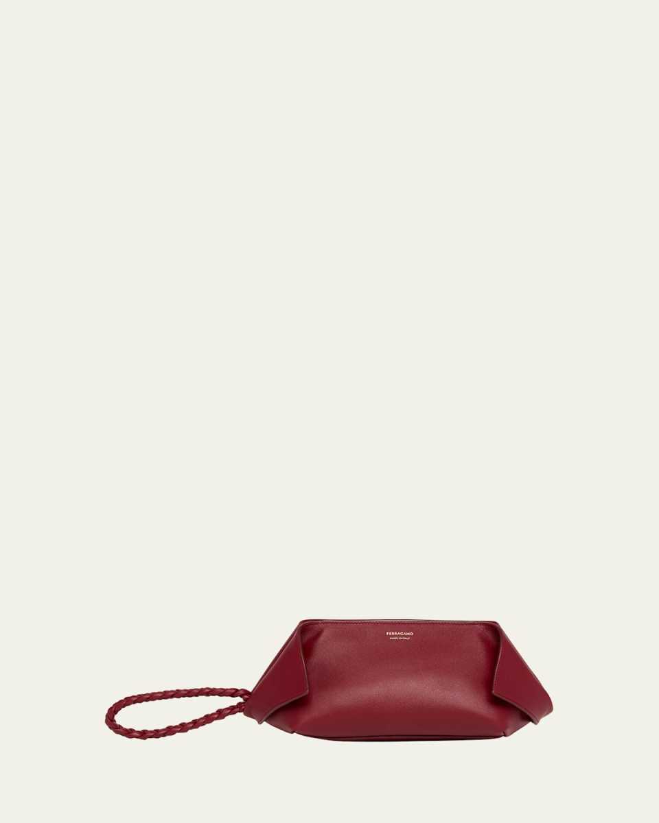 The Scarf Leather Wristlet